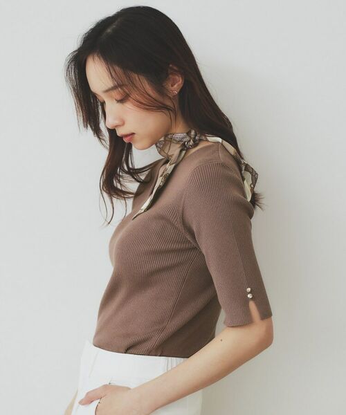 index / インデックス ニット・セーター | 《5色展開》Vネックリブニット【洗濯機洗い可】 | 詳細17