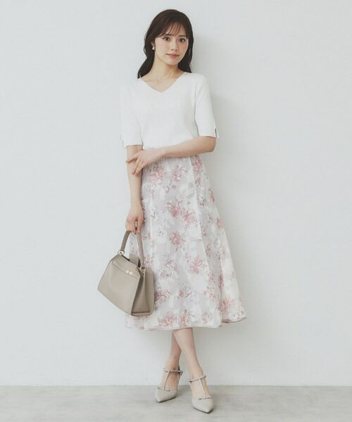 index / インデックス ニット・セーター | 《5色展開》Vネックリブニット【洗濯機洗い可】 | 詳細2