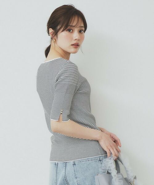 index / インデックス ニット・セーター | 《5色展開》Vネックリブニット【洗濯機洗い可】 | 詳細9