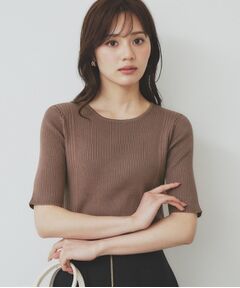 index / インデックス ニット・セーター | リブケーブルニット【洗濯機洗い可】