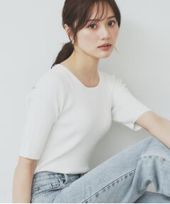 index / インデックス ニット・セーター | リブケーブルニット【洗濯機洗い可】