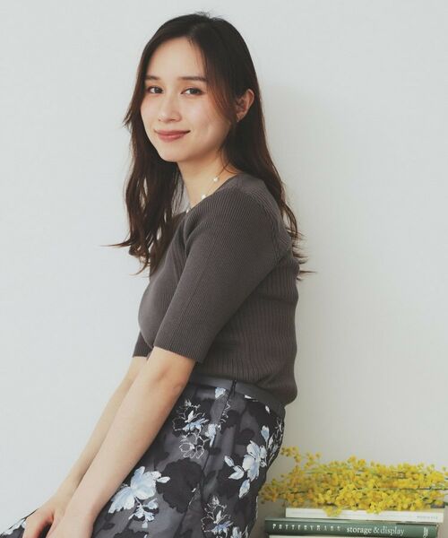 index / インデックス ニット・セーター | リブケーブルニット【洗濯機洗い可】 | 詳細1