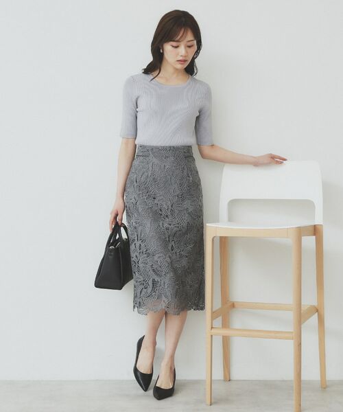 index / インデックス ニット・セーター | リブケーブルニット【洗濯機洗い可】 | 詳細10