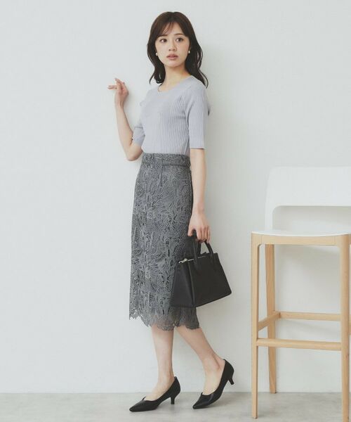 index / インデックス ニット・セーター | リブケーブルニット【洗濯機洗い可】 | 詳細11