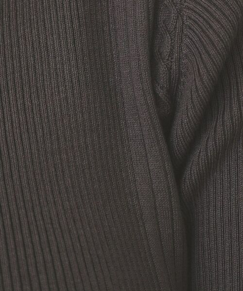 index / インデックス ニット・セーター | リブケーブルニット【洗濯機洗い可】 | 詳細4