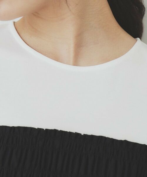 index / インデックス カットソー | シャーリングドッキングペプラムトップス【洗濯機洗い可】 | 詳細19