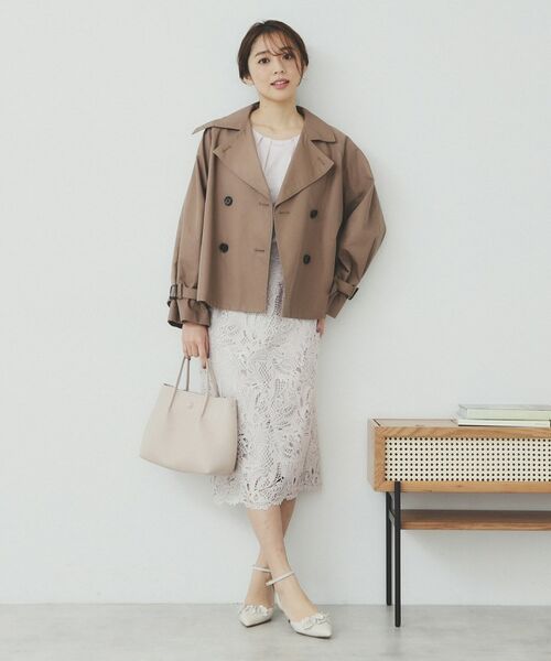 index / インデックス シャツ・ブラウス | パール調チェーン付きフロントタックトップス【洗濯機洗い可】 | 詳細15