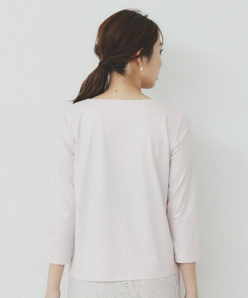 index / インデックス シャツ・ブラウス | パール調チェーン付きフロントタックトップス【洗濯機洗い可】 | 詳細19