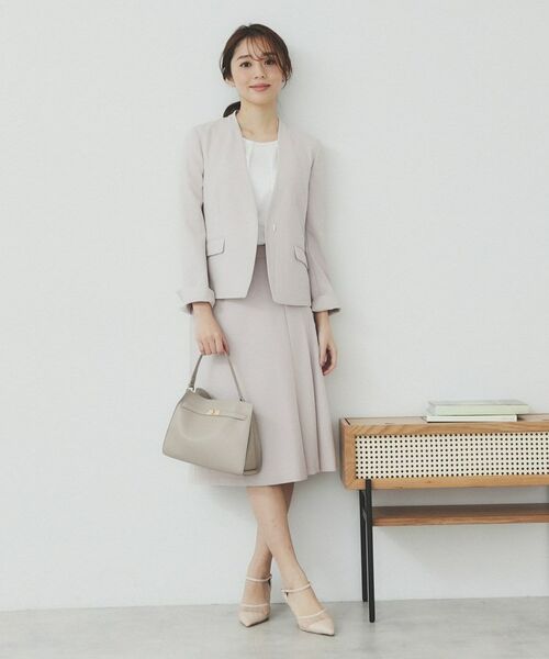 index / インデックス シャツ・ブラウス | パール調チェーン付きフロントタックトップス【洗濯機洗い可】 | 詳細2