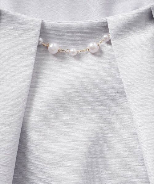 index / インデックス シャツ・ブラウス | パール調チェーン付きフロントタックトップス【洗濯機洗い可】 | 詳細8