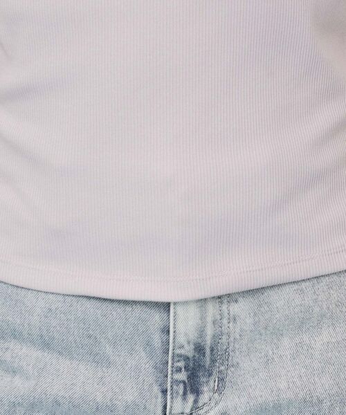 index / インデックス カットソー | 《美人百花掲載》チュールフリルリブトップス【洗濯機洗い可】 | 詳細20