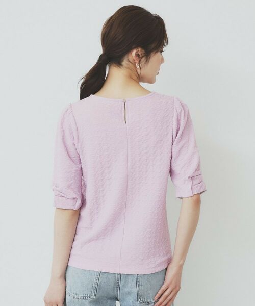 index / インデックス カットソー | シボジャカードタックギャザートップス【洗濯機洗い可】 | 詳細19