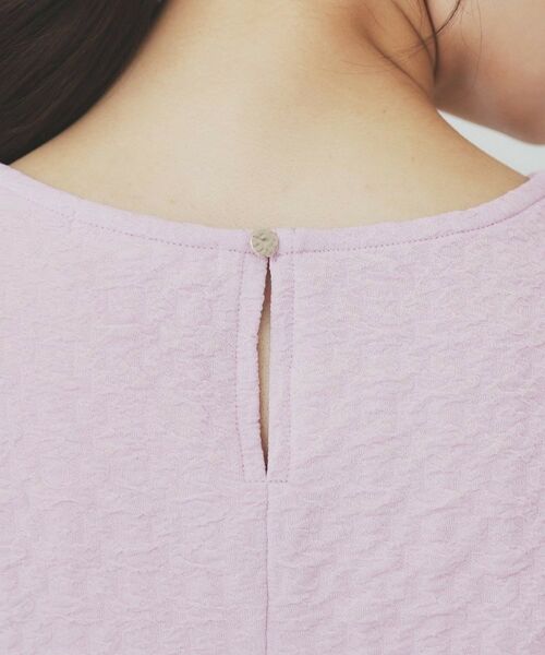index / インデックス カットソー | シボジャカードタックギャザートップス【洗濯機洗い可】 | 詳細21