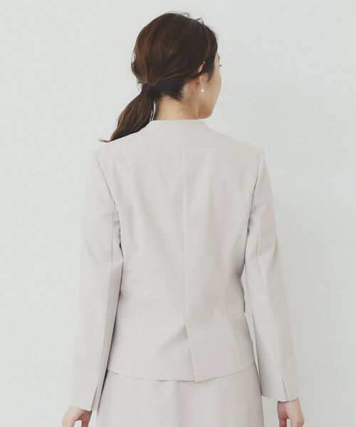 index / インデックス ノーカラージャケット | ストレッチノーカラージャケット/セットアップ対応可【洗える/イージーアイロン/抗ピル】 | 詳細19