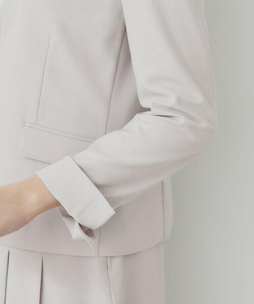 index / インデックス ノーカラージャケット | ストレッチノーカラージャケット/セットアップ対応可【洗える/イージーアイロン/抗ピル】 | 詳細22