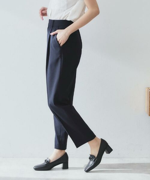 index / インデックス パンツ | ストレッチテーパードパンツ/セットアップ対応可【洗濯機洗い可/イージーアイロン/抗ピル】 | 詳細10