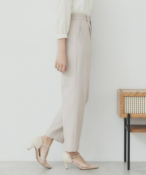 index / インデックス パンツ | ストレッチテーパードパンツ/セットアップ対応可【洗濯機洗い可/イージーアイロン/抗ピル】 | 詳細23