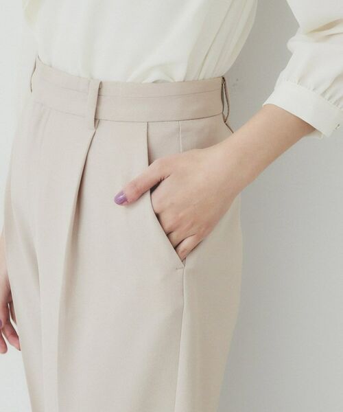 index / インデックス パンツ | ストレッチテーパードパンツ/セットアップ対応可【洗濯機洗い可/イージーアイロン/抗ピル】 | 詳細27