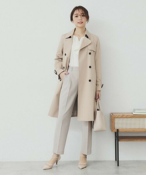 index / インデックス パンツ | ストレッチテーパードパンツ/セットアップ対応可【洗濯機洗い可/イージーアイロン/抗ピル】 | 詳細7