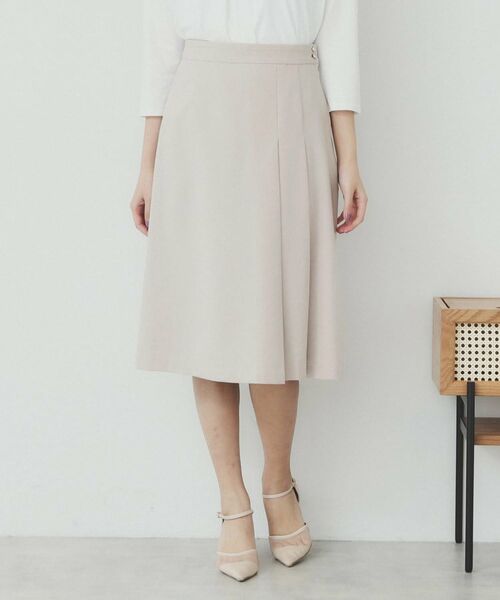 index / インデックス ミニ・ひざ丈スカート | Aラインフレアスカート/セットアップ対応可【洗濯機洗い可/イージーアイロン/抗ピル】 | 詳細15