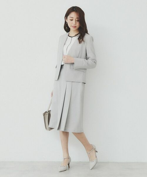 index / インデックス ミニ・ひざ丈スカート | Aラインフレアスカート/セットアップ対応可【洗濯機洗い可/イージーアイロン/抗ピル】 | 詳細5