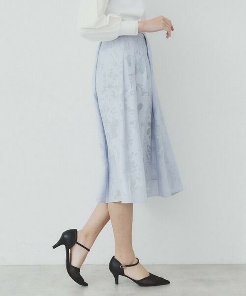 index / インデックス スカート | フラワータックフレアスカート【洗濯機洗い可】 | 詳細14