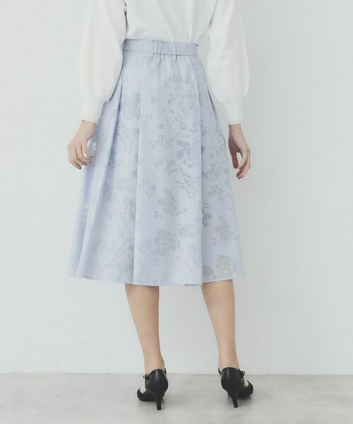 index / インデックス スカート | フラワータックフレアスカート【洗濯機洗い可】 | 詳細15