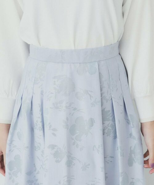 index / インデックス スカート | フラワータックフレアスカート【洗濯機洗い可】 | 詳細16