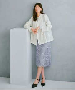 index / インデックス スカート | 《XS-LLサイズ》フラワーレースタイトスカート【洗濯機洗い可】