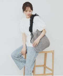 index / インデックス トートバッグ | 雑材ワンショルダーフリルA4トート