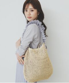 index / インデックス トートバッグ | 雑材ワンショルダーフリルA4トート