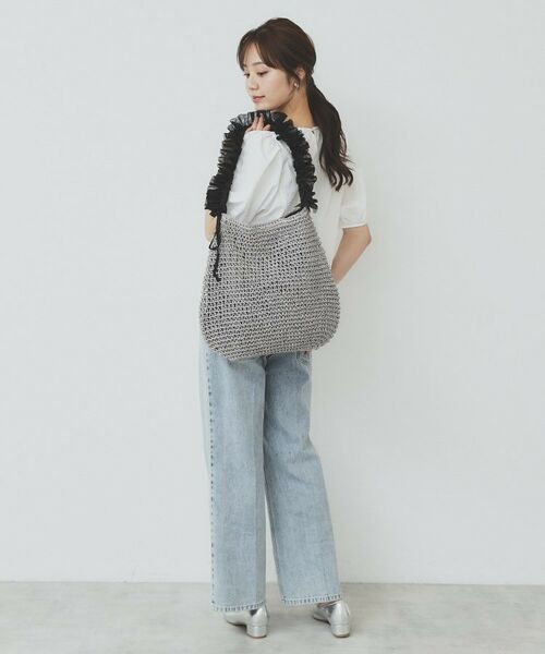 index / インデックス トートバッグ | 雑材ワンショルダーフリルA4トート | 詳細2