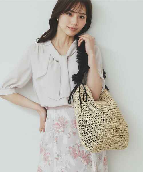 index / インデックス トートバッグ | 雑材ワンショルダーフリルA4トート | 詳細5