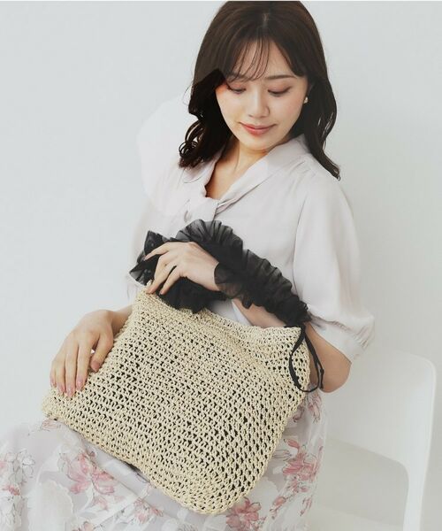 index / インデックス トートバッグ | 雑材ワンショルダーフリルA4トート | 詳細6