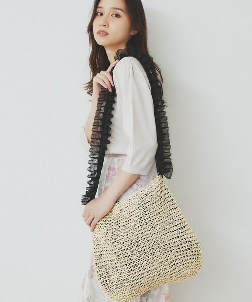 index / インデックス トートバッグ | 雑材ワンショルダーフリルA4トート | 詳細8