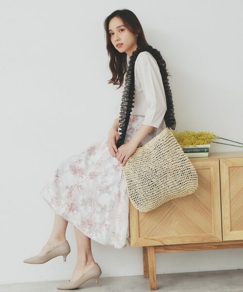 index / インデックス トートバッグ | 雑材ワンショルダーフリルA4トート | 詳細9