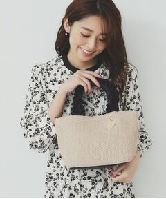 index / インデックス トートバッグ | 【2WAY】雑材フリル持ち手バッグ