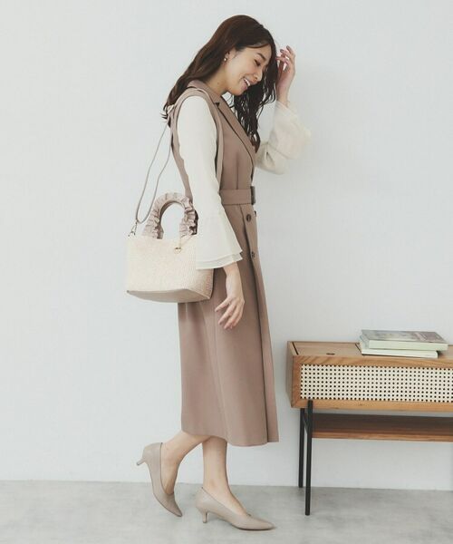 index / インデックス トートバッグ | 【2WAY】雑材フリル持ち手バッグ | 詳細5