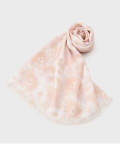 index / インデックス マフラー・ショール・スヌード・ストール | ぼかしフラワー柄ストール