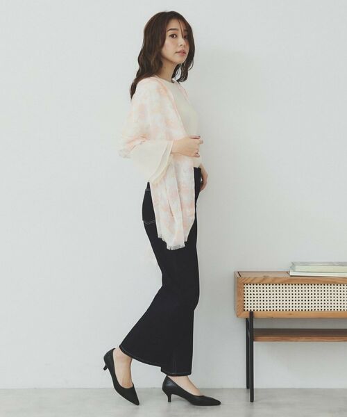 index / インデックス マフラー・ショール・スヌード・ストール | ぼかしフラワー柄ストール | 詳細6