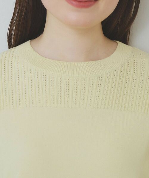 index / インデックス ニット・セーター | フレアスリーブニット/オーガニックコットン混【UV/洗濯機洗い可】 | 詳細23