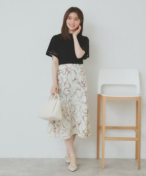 index / インデックス ニット・セーター | フレアスリーブニット/オーガニックコットン混【UV/洗濯機洗い可】 | 詳細4