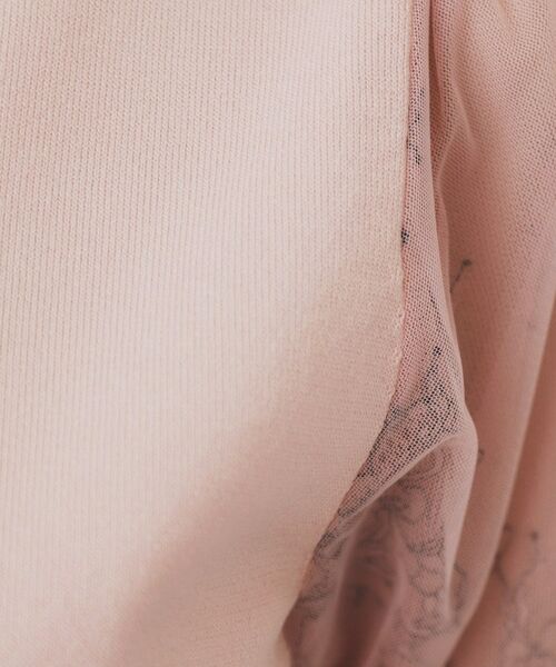 index / インデックス ニット・セーター | チュールレーススリーブニット【洗濯機洗い可】 | 詳細14