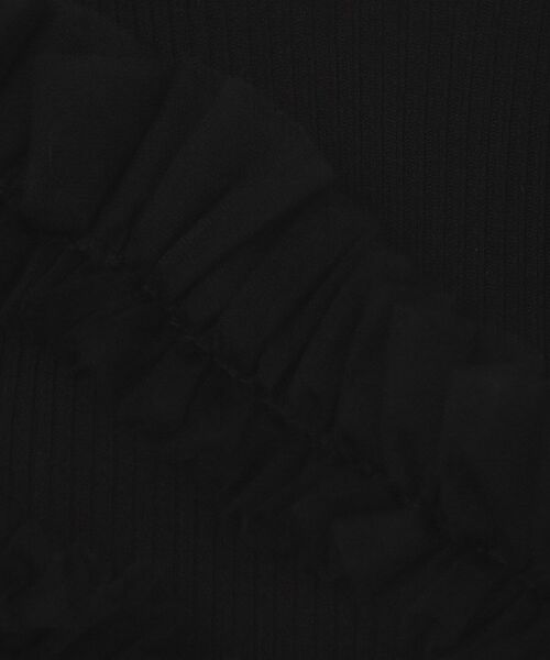 index / インデックス ニット・セーター | ランダムチュールフリルノースリブニット【洗濯機洗い可】 | 詳細11