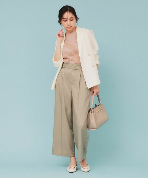 index / インデックス ニット・セーター | ランダムチュールフリルノースリブニット【洗濯機洗い可】 | 詳細13