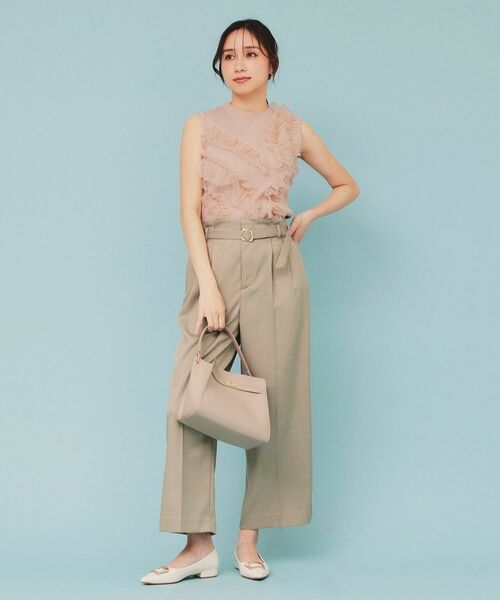 index / インデックス ニット・セーター | ランダムチュールフリルノースリブニット【洗濯機洗い可】 | 詳細14