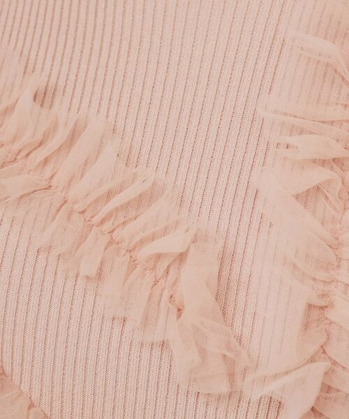 index / インデックス ニット・セーター | ランダムチュールフリルノースリブニット【洗濯機洗い可】 | 詳細15