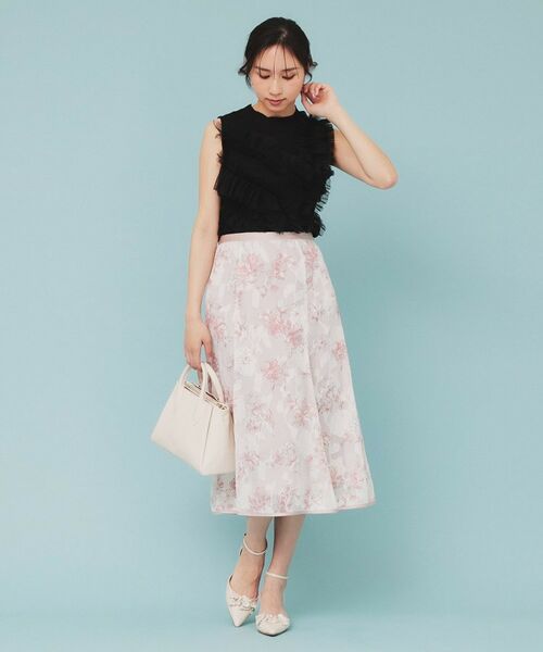 index / インデックス ニット・セーター | ランダムチュールフリルノースリブニット【洗濯機洗い可】 | 詳細9