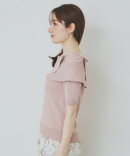 index / インデックス ニット・セーター | アシメリボンオフショルニット【洗濯機洗い可】 | 詳細14