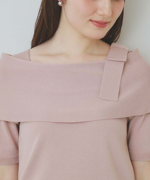 index / インデックス ニット・セーター | アシメリボンオフショルニット【洗濯機洗い可】 | 詳細16